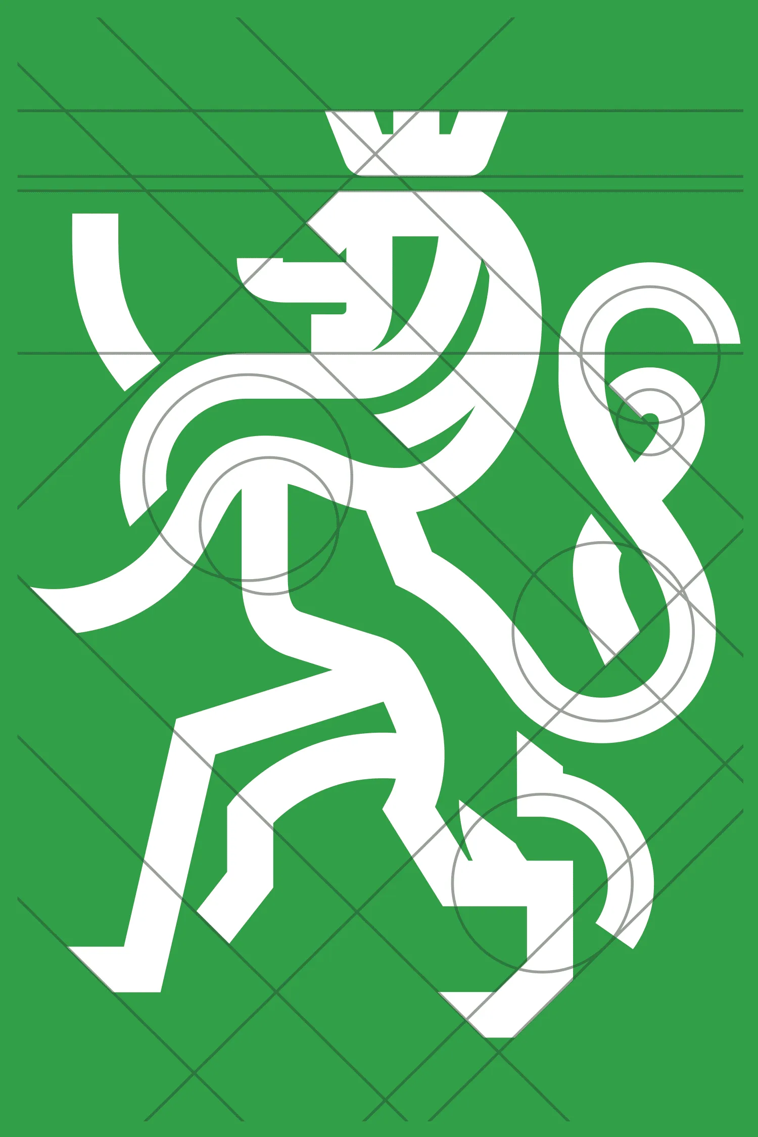 Bofferding brand icon concept