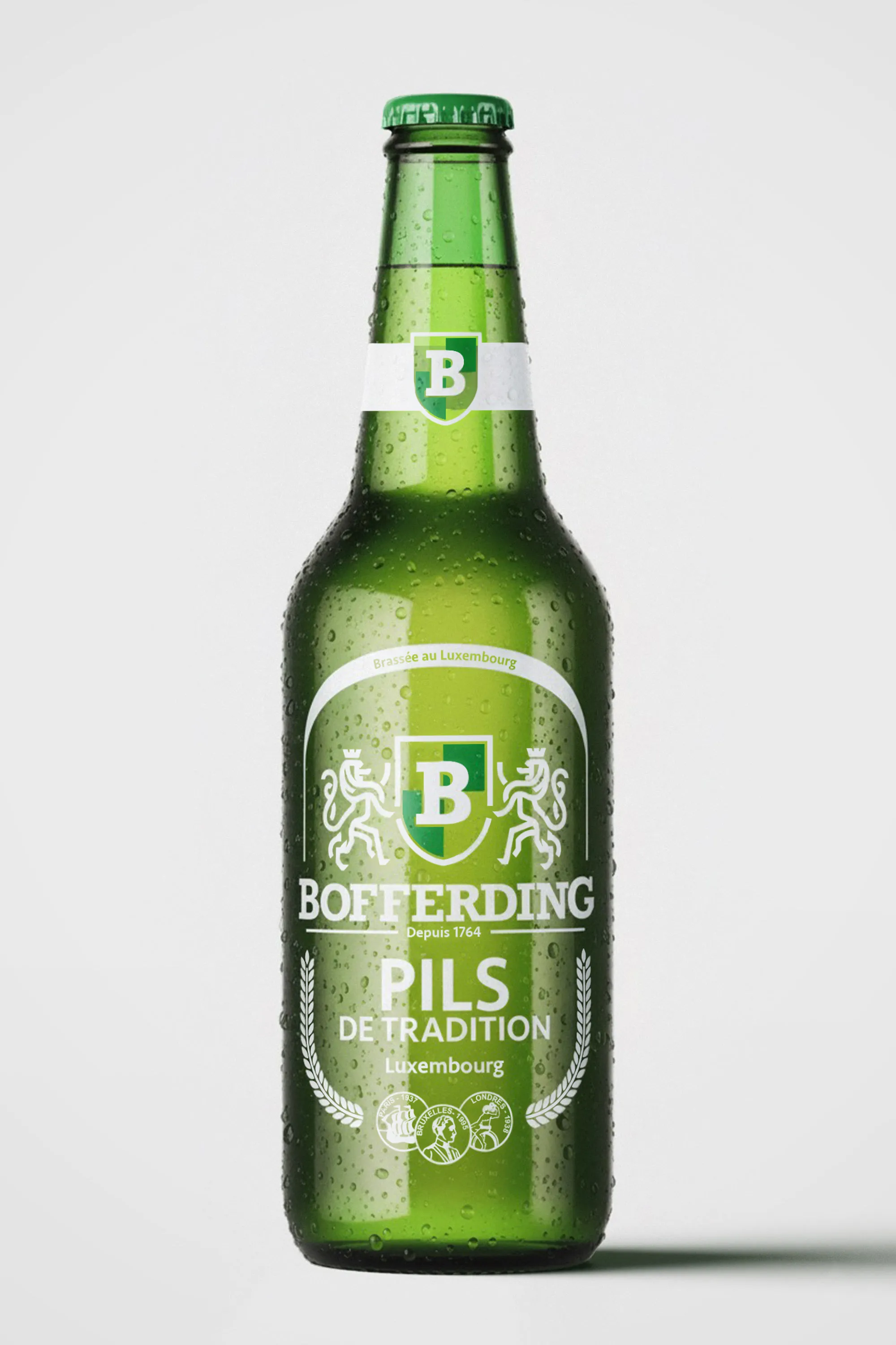 Bofferding modern bottle design