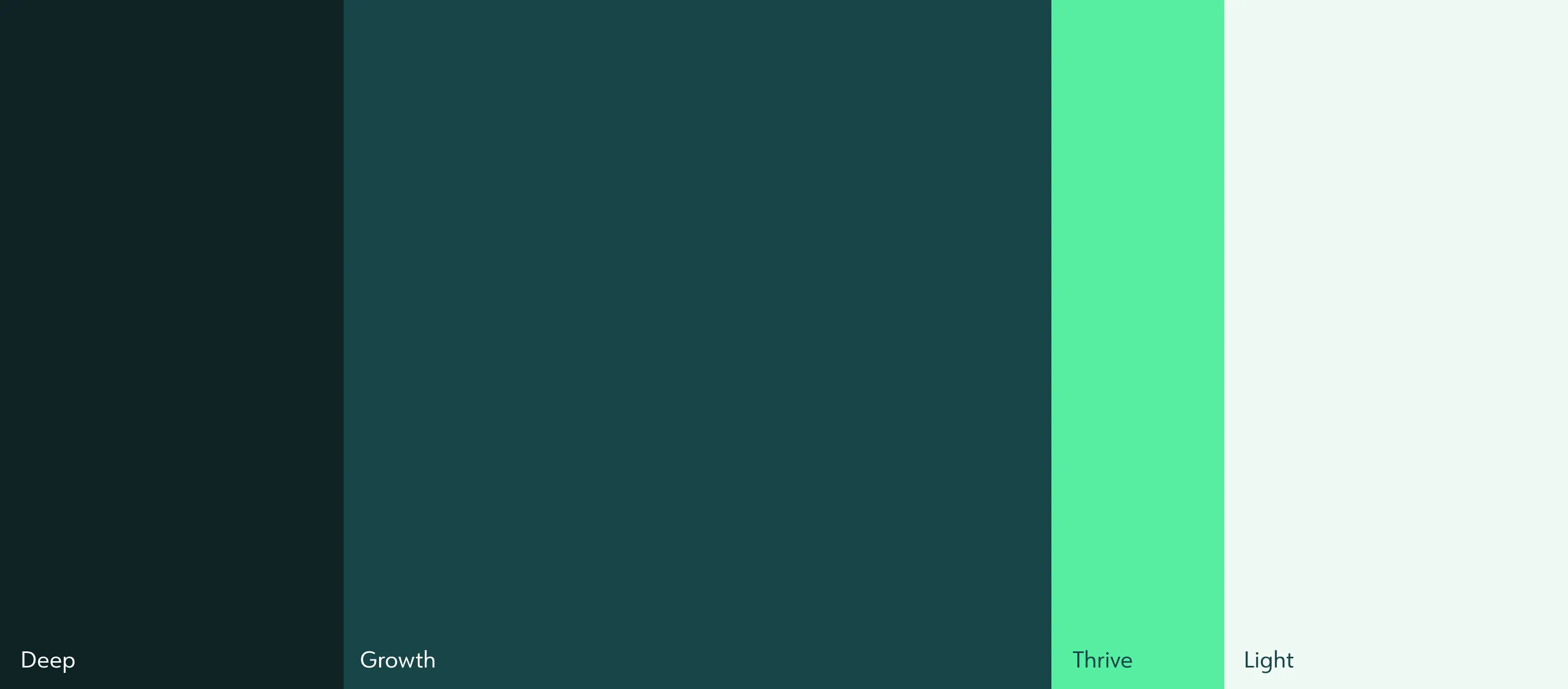 Greenlit brand color palette