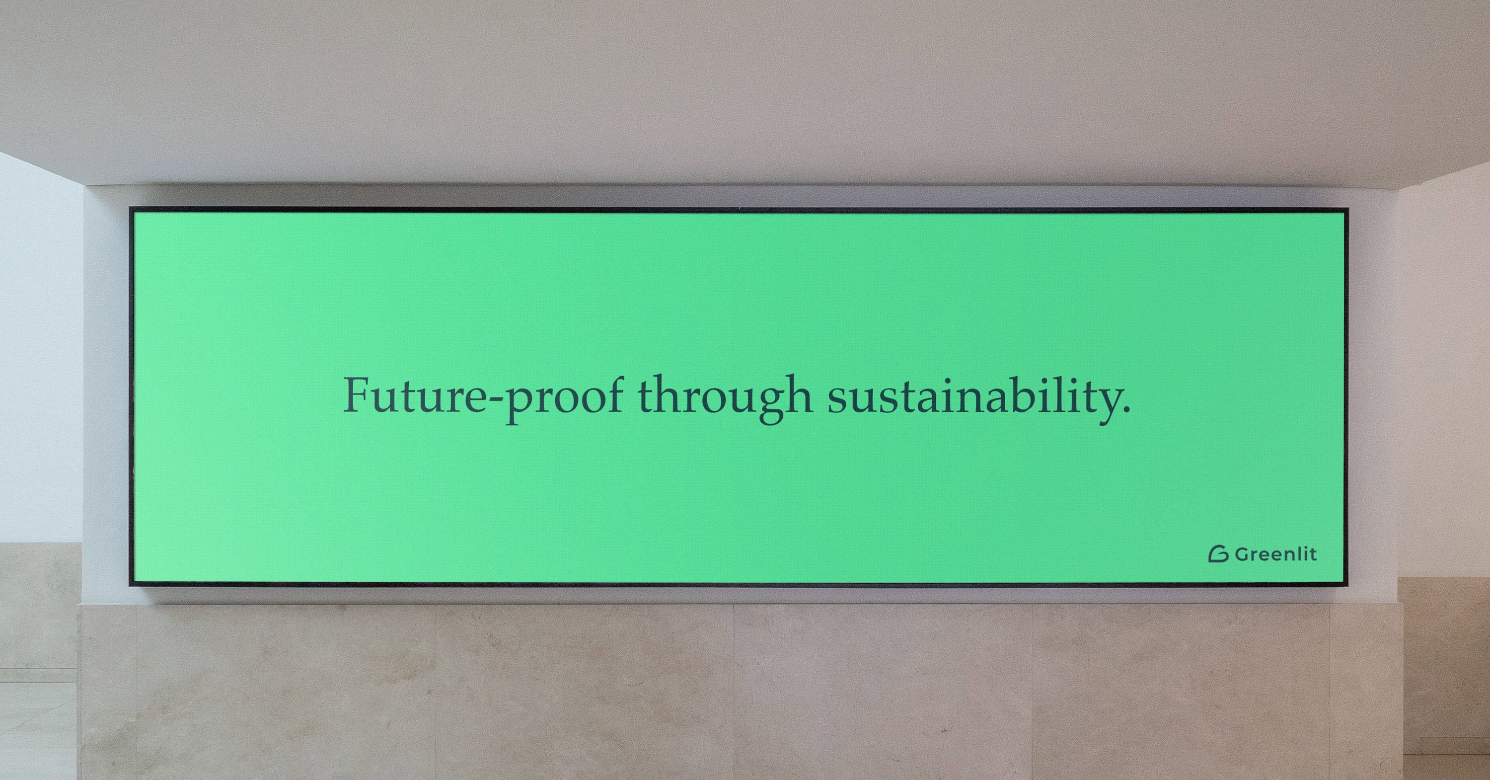 Greenlit Luxembourg future proof through sustainability tagline