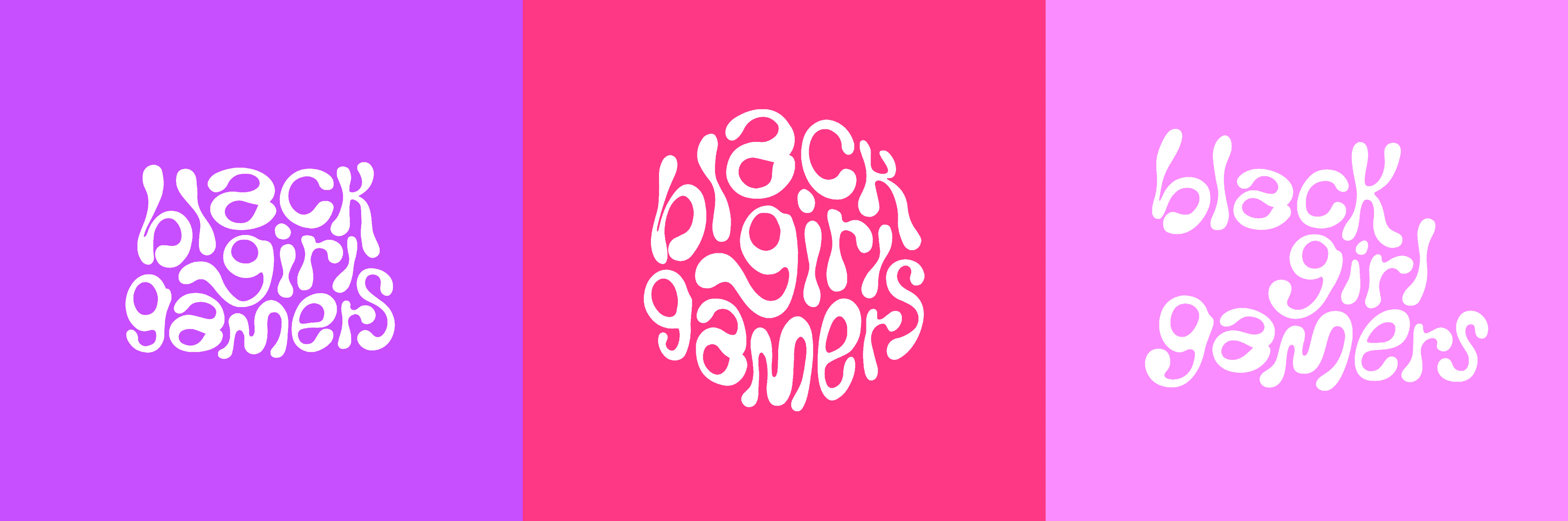 Black Girl Gamers variable logos